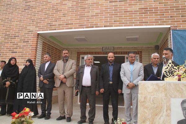 افتتاح آموزشگاه مشارکتی 12 کلاسه شهید رضا نگهبان در بهبهان