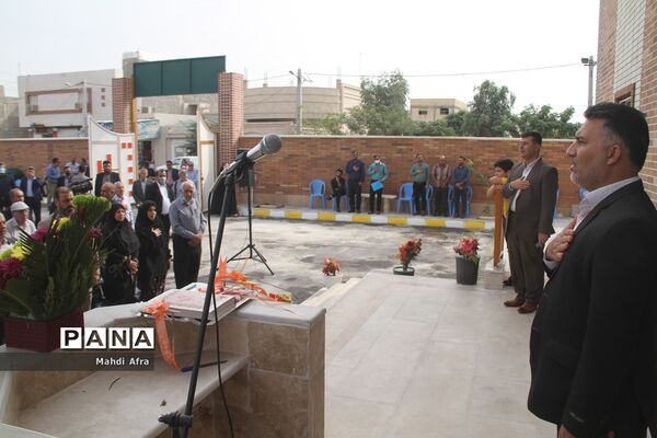 افتتاح آموزشگاه مشارکتی 12 کلاسه شهید رضا نگهبان در بهبهان