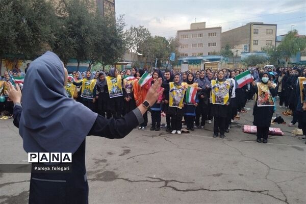 برگزاری مراسم روز مبارزه با استکبار جهانی در شهرستان قرچک