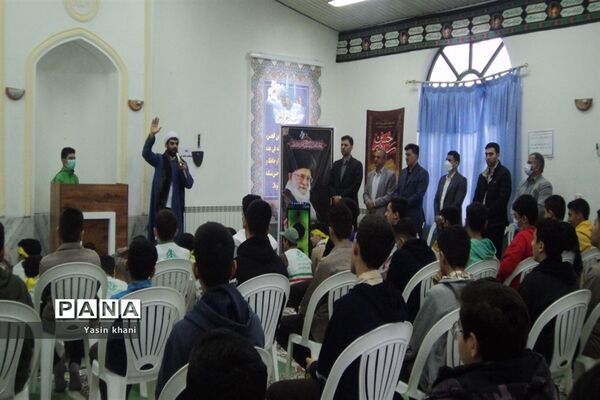 نواختن زنگ استکبارستیزی در مدارس شهرستان عباس آباد
