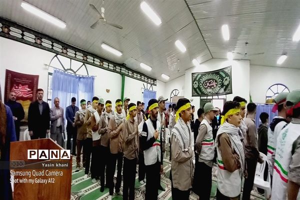 نواختن زنگ استکبارستیزی در مدارس شهرستان عباس آباد