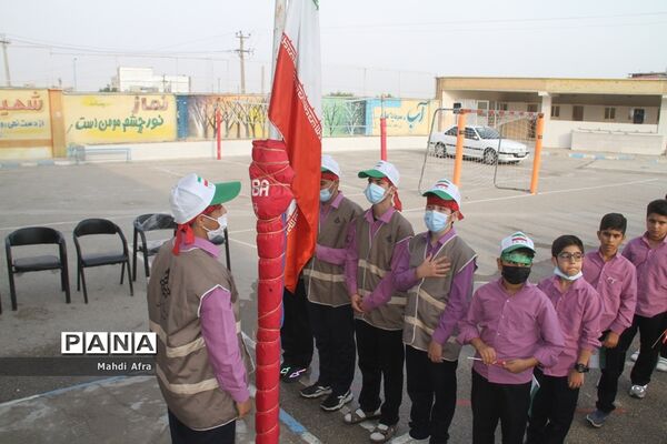 نواخته شدن زنگ استکبار ستیزی در مدارس شهرستان بهبهان