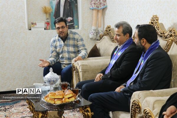 دیدار با خانواده گرانقدر شهید مدافع حرم مقارن با هفته بسیج