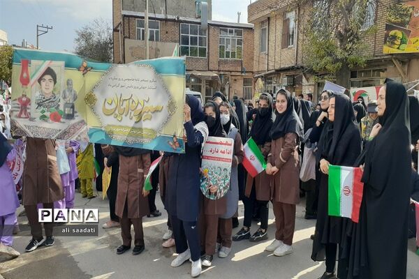 راهپیمایی 13 آبان در شهرستان کلات خراسان رضوی