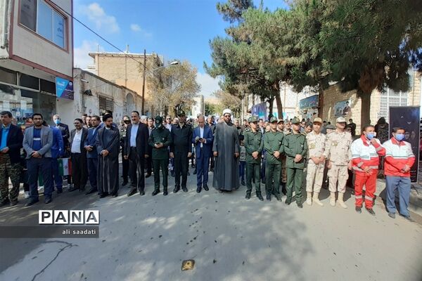 راهپیمایی 13 آبان در شهرستان کلات خراسان رضوی