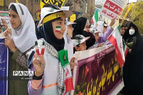 راهپیمایی 13 آبان در شهرستان کلات خراسان رضوی