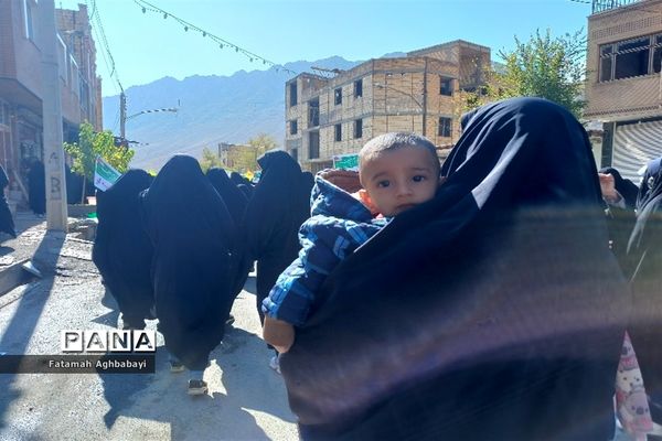 حضور پرشور مردم شهرستان بن در راهپیمایی 13آبان
