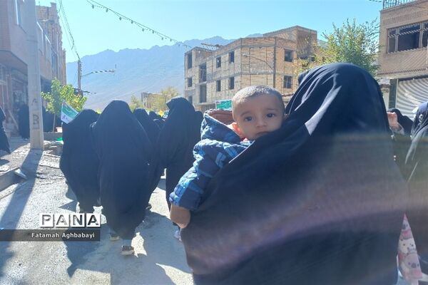 حضور پرشور مردم شهرستان بن در راهپیمایی 13آبان