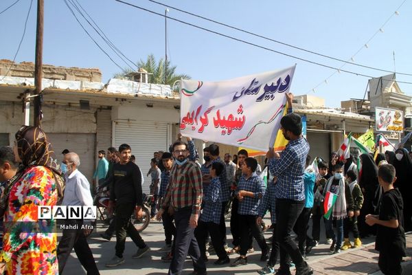 راهپیمایی یوم الله 13 آبان در بهبهان