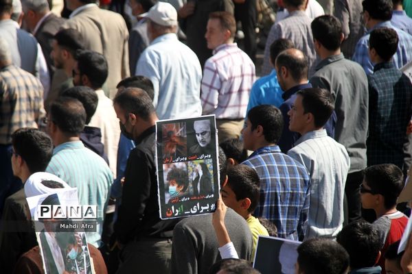 راهپیمایی یوم الله 13 آبان در بهبهان