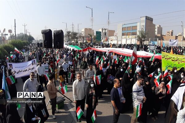 راهپیمایی ۱۳ آبان در خوزستان