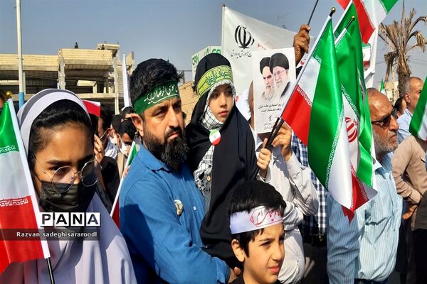راهپیمایی ۱۳ آبان در خوزستان