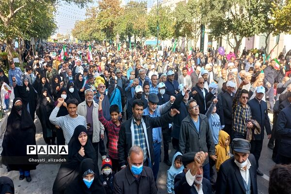 راهپیمایی ۱۳ آبان درمشهد
