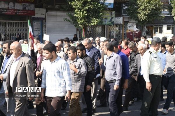 راهپیمایی روز دانش‌آموز در بهنمیر