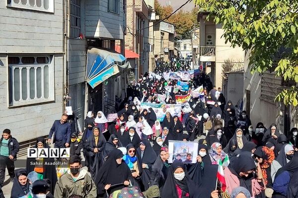 راهپیمایی استکبارستیزی 13 آبان در دماوند