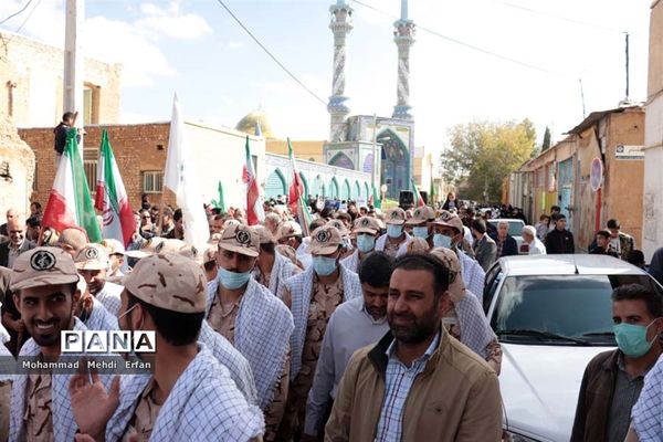 حضور با شکوه مردم آباده در راهپیمایی 13 آبان