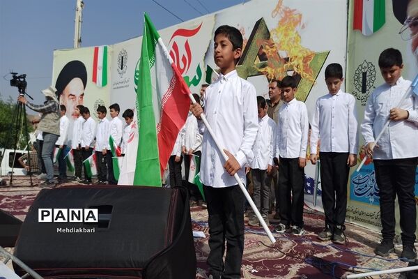 اهوازی‌ها در راهپیمایی ۱۳ آبان حماسه آفریدند