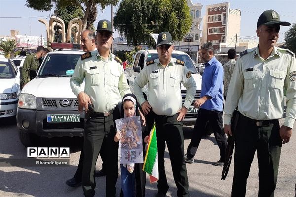 راهپیمایی ۱۳ آبان در شوشتر