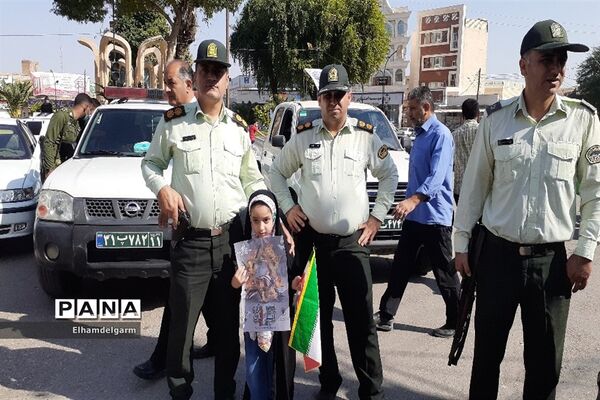 راهپیمایی ۱۳ آبان در شوشتر