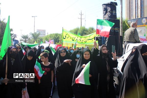 راهپیمایی یو‌م‌الله 13 ابان در بوشهر -2