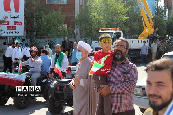 راهپیمایی یو‌م‌الله 13 ابان در بوشهر -2