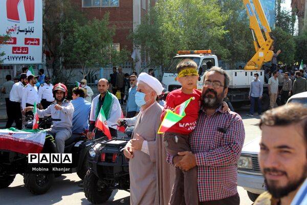 راهپیمایی یو‌م‌الله 13 ابان در بوشهر -2