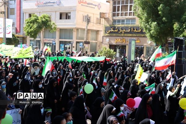 راهپیمایی یو‌م‌الله 13 ابان در بوشهر -2