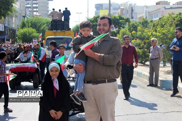 راهپیمایی یو‌م‌الله 13 ابان در بوشهر -2