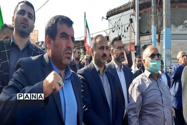 راهپیمایی 13 آبان در محمود آباد