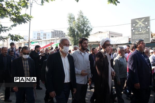 راهپیمایی 13 آبان در محمود آباد