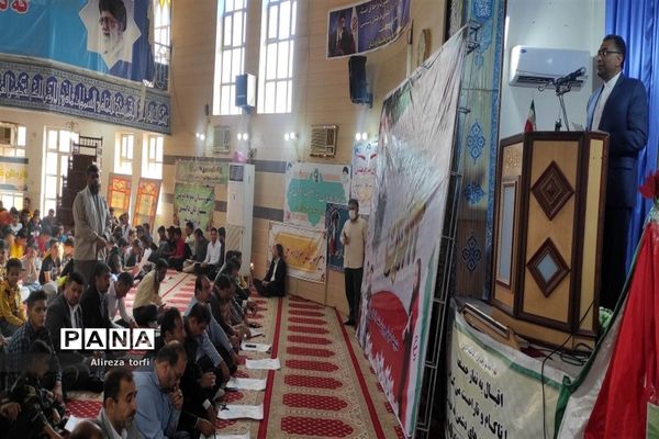 راهپیمایی ۱۳ آبان در شهرستان دشت آزادگان