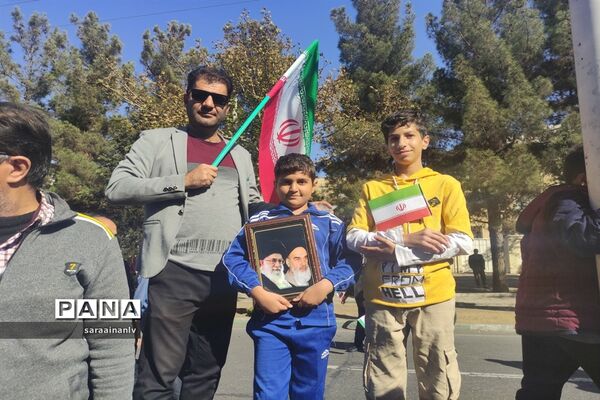 راهپیمایی 13 آبان در قزوین-2