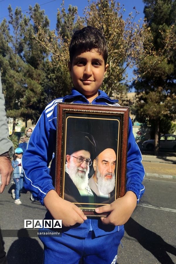 راهپیمایی 13 آبان در قزوین-2