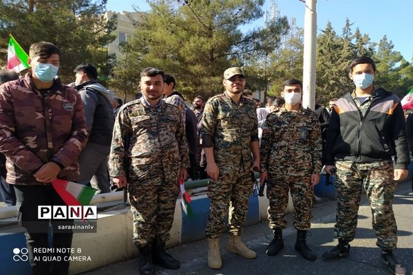 راهپیمایی 13 آبان در قزوین-2