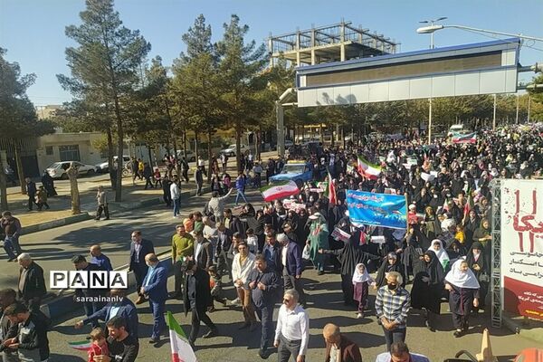 راهپیمایی 13 آبان در قزوین-2