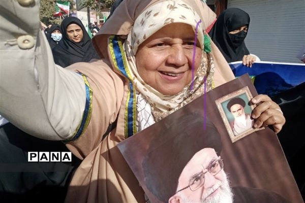 برگزاری راهپیمایی باشکوه و تاریخی ۱۳ آبان در ورامین