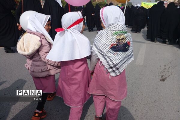 راهپیمایی ‌13 آبان در شهرستان کوشک