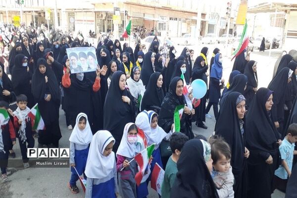 راهپیمایی 13 آبان در دیلم
