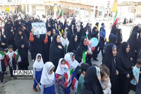 راهپیمایی 13 آبان در دیلم