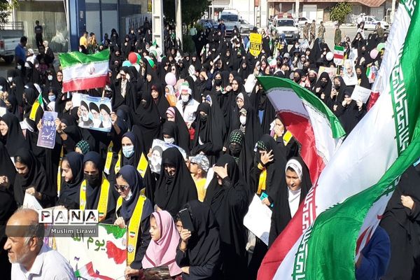 راهپیمایی 13 آبان در دیلم