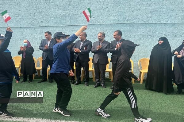 آیین افتتاح طرح شهید‌سلیمانی و مسابقات ورزشی درون‌مدرسه‌ای منطقه ۶