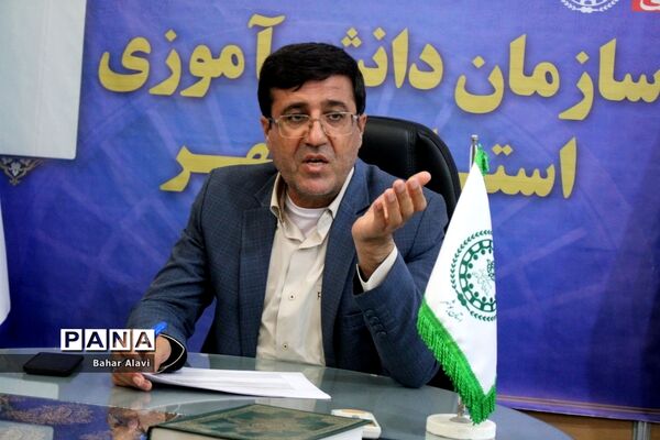 جلسه نمایندگان مجلس دانش‌آموزی استان بوشهر با مدیر سازمان دانش‌آموزی