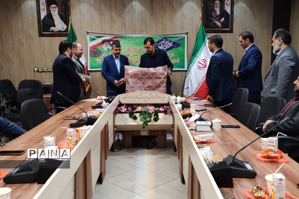 آیین معارفه مدیر آموزش و پرورش بهارستان دو