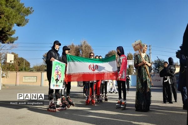 افتتاحیه المپیاد ورزشی درون‌مدرسه‌ای در دبیرستان فاطمیه ملارد