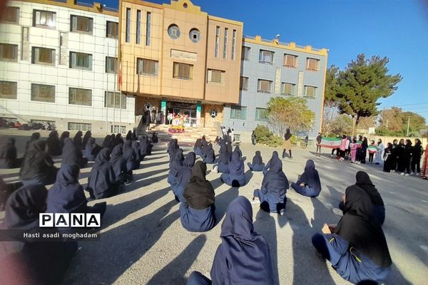 افتتاحیه المپیاد ورزشی درون‌مدرسه‌ای در دبیرستان فاطمیه ملارد