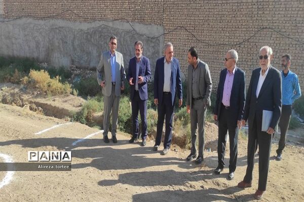 آیین کلنگ‌زنی دبستان سه کلاسه در البوجلال شمالی سوسنگرد