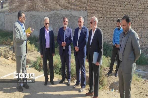 آیین کلنگ‌زنی دبستان سه کلاسه در البوجلال شمالی سوسنگرد