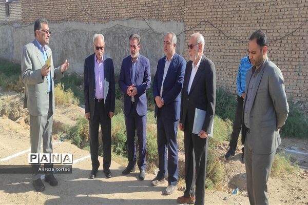 آیین کلنگ‌زنی دبستان سه کلاسه در البوجلال شمالی سوسنگرد