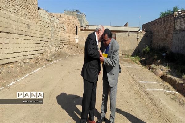 آیین کلنگ‌زنی دبستان سه کلاسه در البوجلال شمالی سوسنگرد