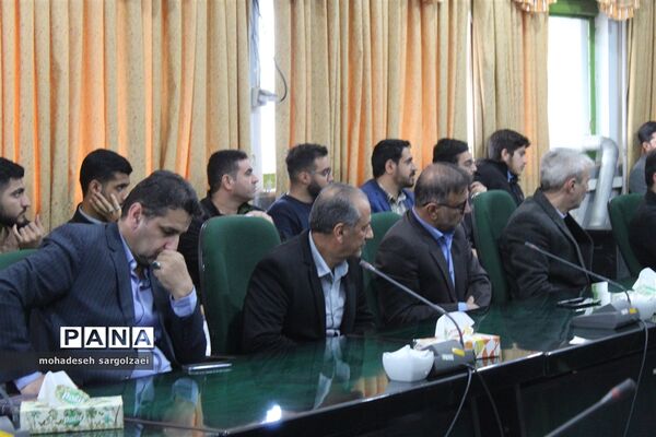 آئین تکریم و معارفه مسئول بسیج دانش‌آموزی ناحیه دو ساری